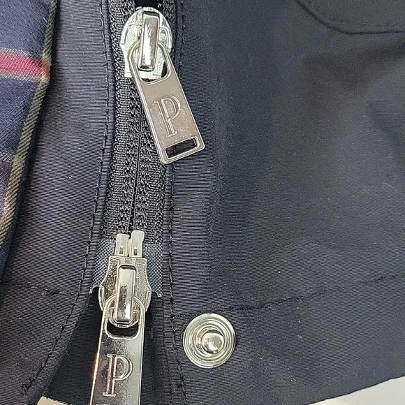 Pendleton womens black rain jacket coat Small - Picture 9 of 14